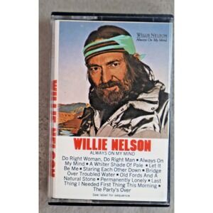 Willie Nelson cassette  Always On My Mind Country Album 1982 Vintage Music